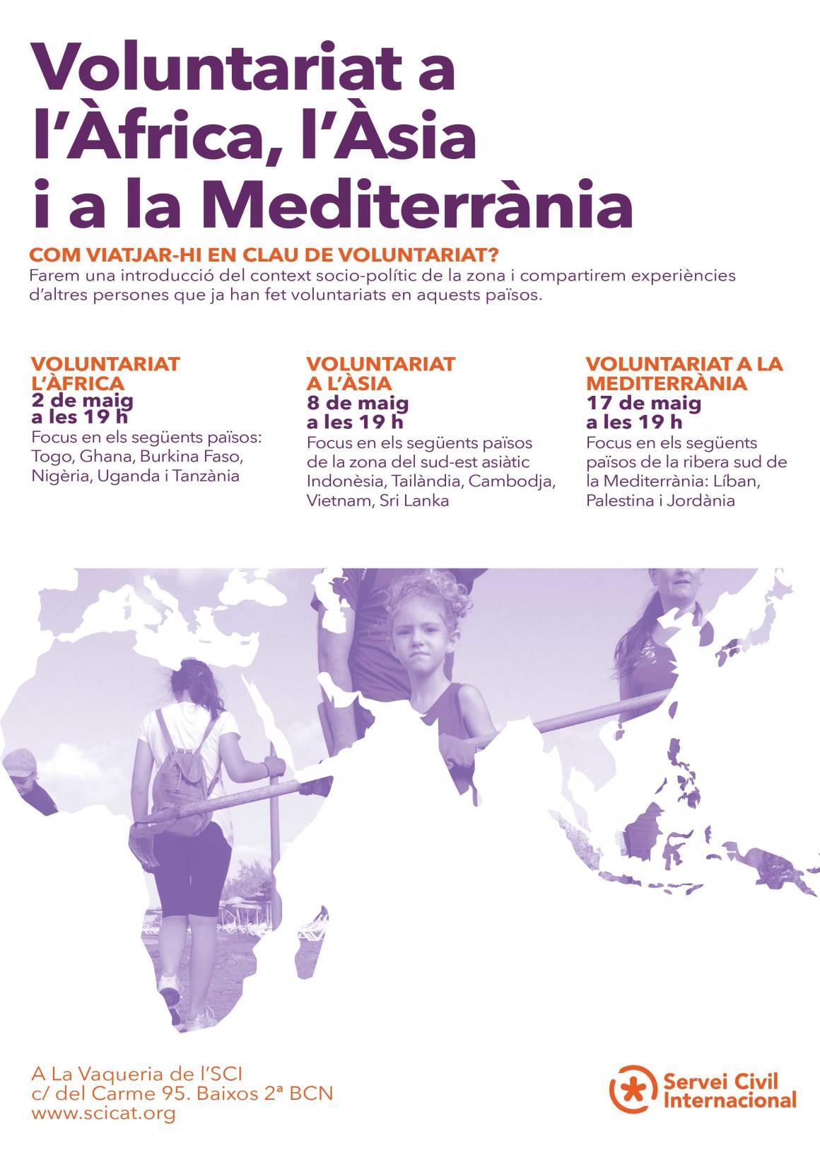 Voluntariat a Àsia, Àfrica i al sud de la mediterrània